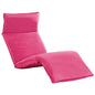 Sunlounger Pink Oxford Fabric (100% Polyester) 69.7 x 22.0 x 3.9 in