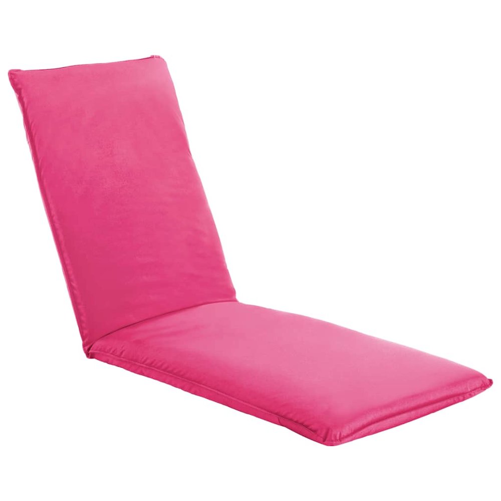 Sunlounger Pink Oxford Fabric (100% Polyester) 69.7 x 22.0 x 3.9 in