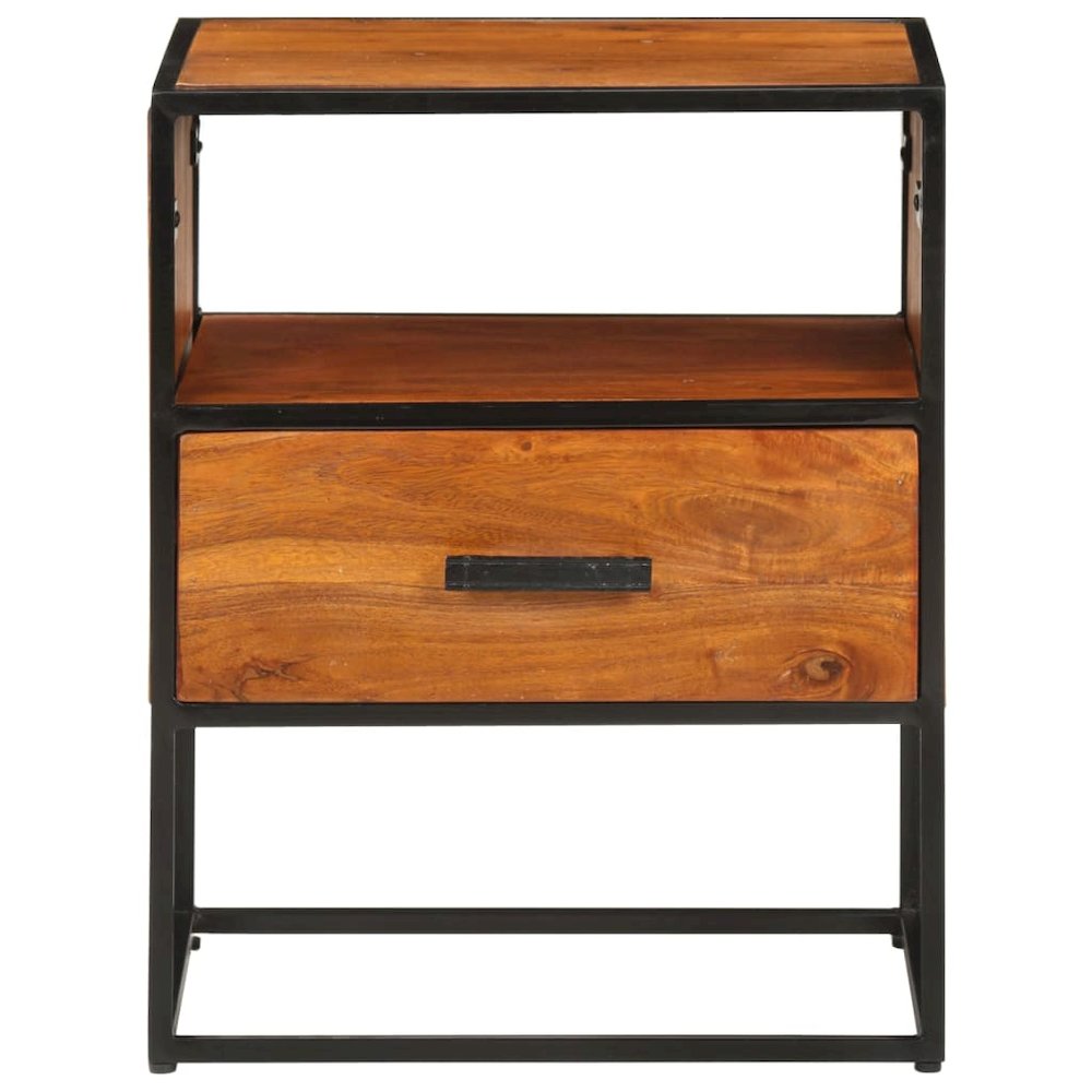 Bed Cabinet Honey brown and black