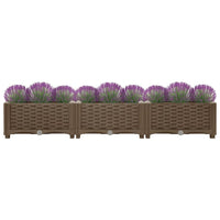 vidaXL Raised Bed 47.2"x15.7"x9.1" Polypropylene, 316513