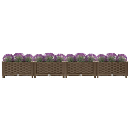vidaXL Raised Bed 63"x15.7"x9.1" Polypropylene, 316514