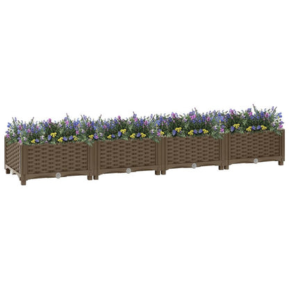 vidaXL Raised Bed 63"x15.7"x9.1" Polypropylene, 316514
