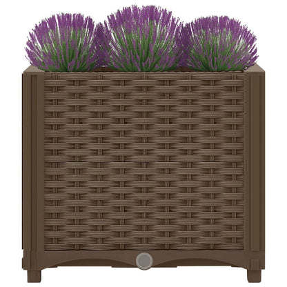 vidaXL Raised Bed 15.7"x15.7"x15" Polypropylene, 316515