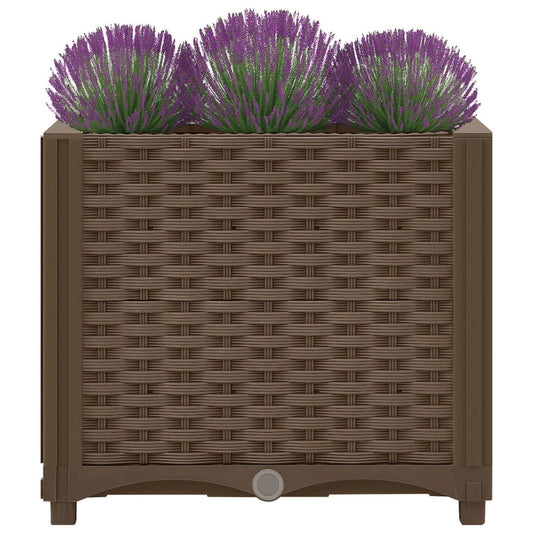 vidaXL Raised Bed 15.7"x15.7"x15" Polypropylene, 316515