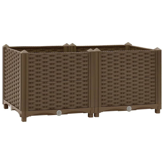 vidaXL Raised Bed 31.5"x15.7"x15" Polypropylene, 316516