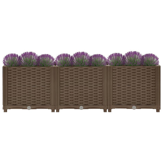 vidaXL Raised Bed 47.2"x15.7"x15" Polypropylene, 316517