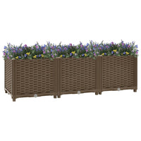 vidaXL Raised Bed 47.2"x15.7"x15" Polypropylene, 316517