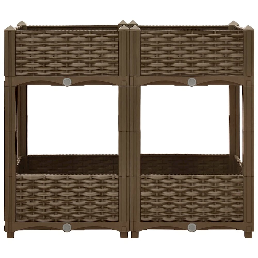 vidaXL Raised Bed 31.5"x15.7"x28" Polypropylene, 316520