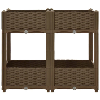 vidaXL Raised Bed 31.5"x15.7"x28" Polypropylene, 316520