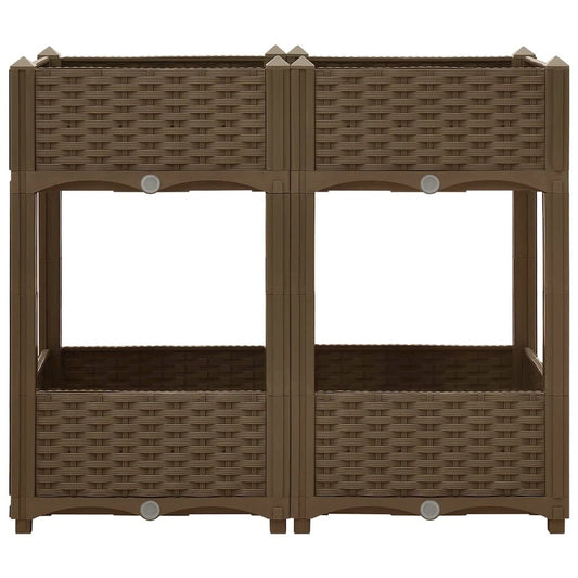 vidaXL Raised Bed 31.5"x15.7"x28" Polypropylene, 316520
