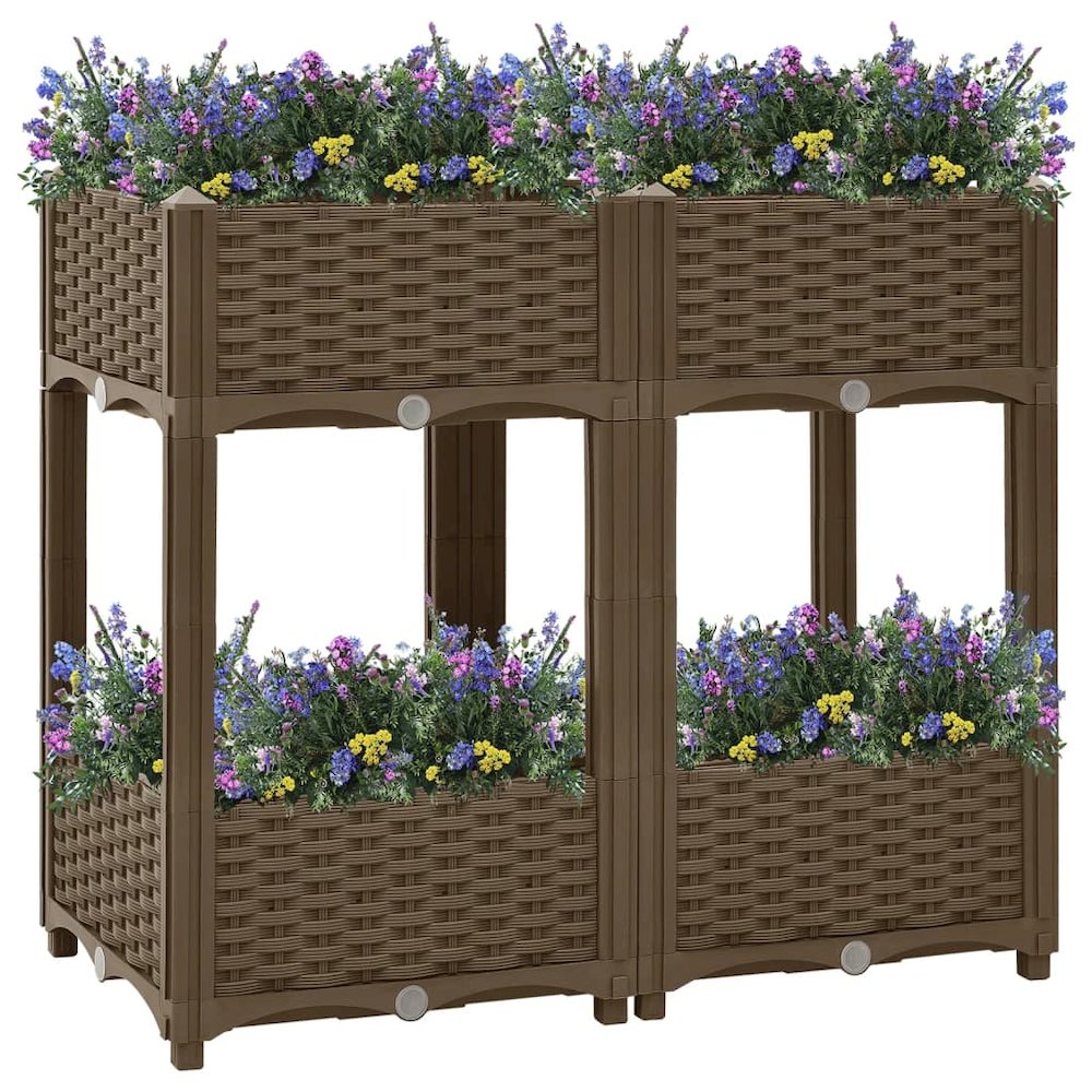 vidaXL Raised Bed 31.5"x15.7"x28" Polypropylene, 316520