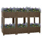 vidaXL Raised Bed 47.2"x15.7"x28" Polypropylene, 316521
