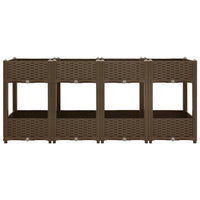 vidaXL Raised Bed 63"x15.7"x28" Polypropylene, 316522