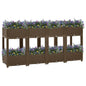 vidaXL Raised Bed 63"x15.7"x28" Polypropylene, 316522
