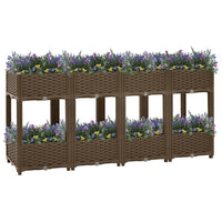 vidaXL Raised Bed 63"x15.7"x28" Polypropylene, 316522