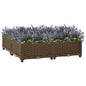 vidaXL Raised Bed 31.5"x31.5"x9.1" Polypropylene, 316524