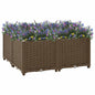 vidaXL Raised Bed 31.5"x31.5"x15" Polypropylene, 316525