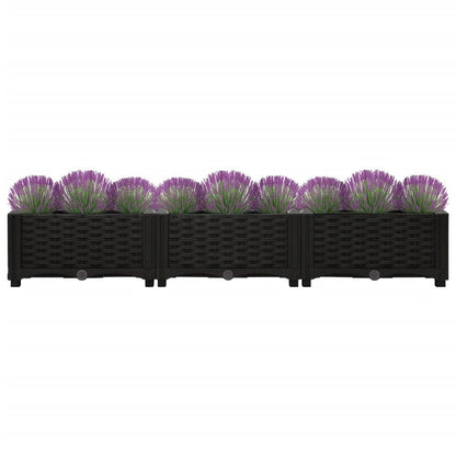 vidaXL Raised Bed 47.2"x15.7"x9.1" Polypropylene, 316528
