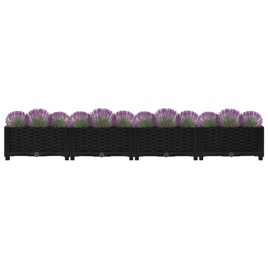 vidaXL Raised Bed 63"x15.7"x9.1" Polypropylene, 316529