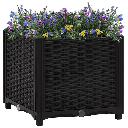 vidaXL Raised Bed 15.7"x15.7"x15" Polypropylene, 316530