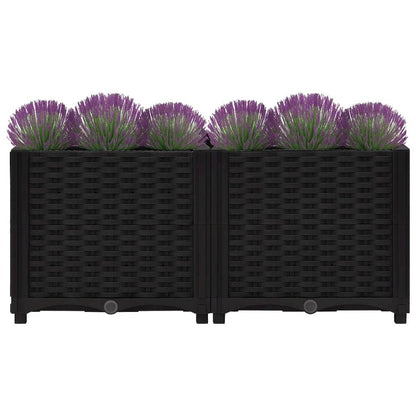 vidaXL Raised Bed 31.5"x15.7"x15" Polypropylene, 316531