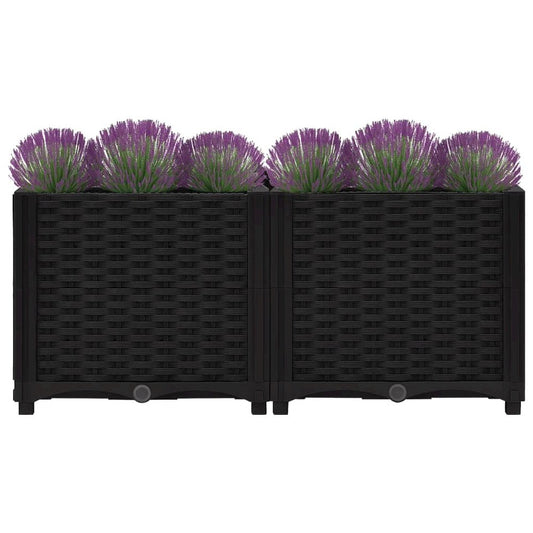 vidaXL Raised Bed 31.5"x15.7"x15" Polypropylene, 316531