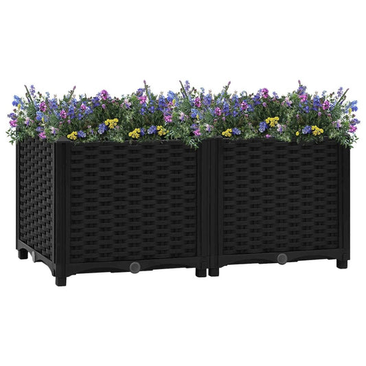 vidaXL Raised Bed 31.5"x15.7"x15" Polypropylene, 316531