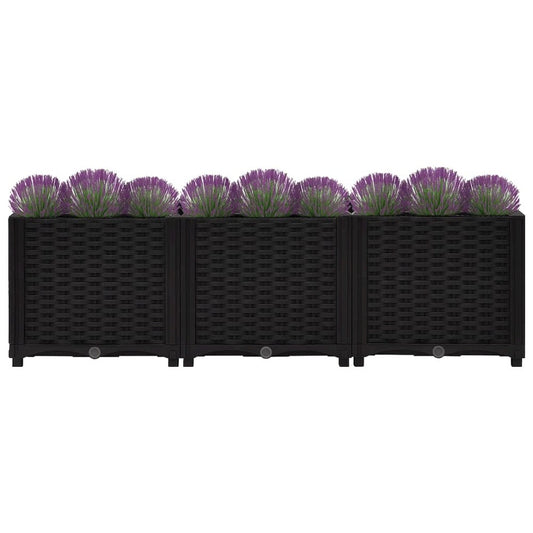 vidaXL Raised Bed 47.2"x15.7"x15" Polypropylene, 316532