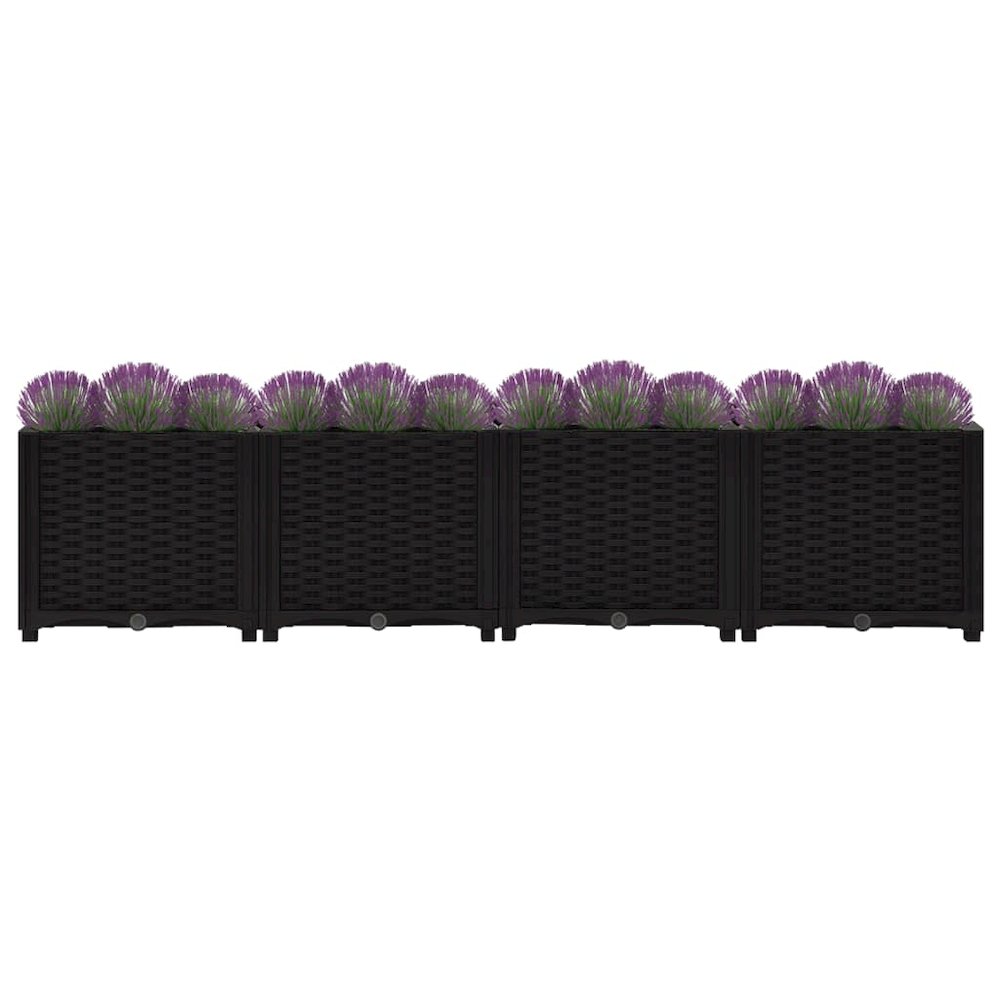 vidaXL Raised Bed 63"x15.7"x15" Polypropylene, 316533