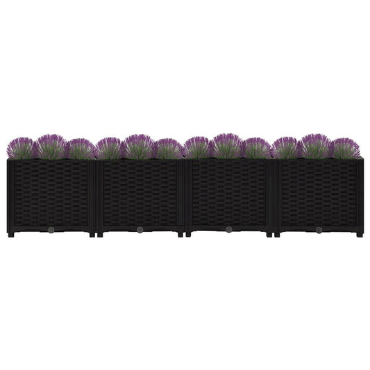 vidaXL Raised Bed 63"x15.7"x15" Polypropylene, 316533