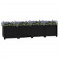 vidaXL Raised Bed 63"x15.7"x15" Polypropylene, 316533