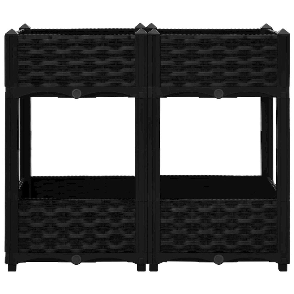 vidaXL Raised Bed 31.5"x15.7"x28" Polypropylene, 316535