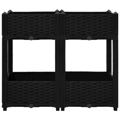 vidaXL Raised Bed 31.5"x15.7"x28" Polypropylene, 316535