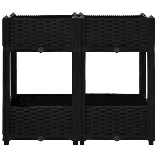 vidaXL Raised Bed 31.5"x15.7"x28" Polypropylene, 316535