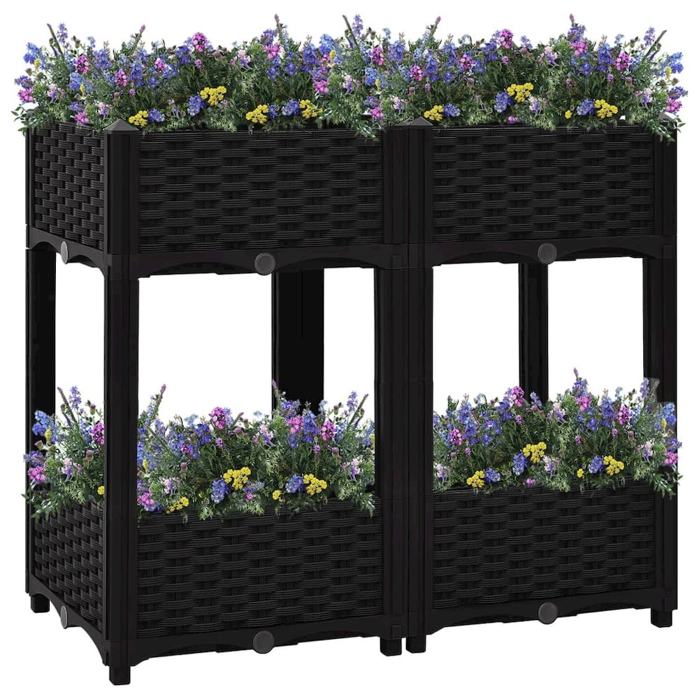vidaXL Raised Bed 31.5"x15.7"x28" Polypropylene, 316535