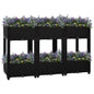 vidaXL Raised Bed 47.2"x15.7"x28" Polypropylene, 316536