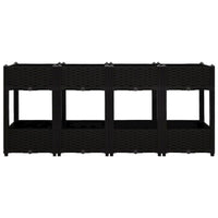 vidaXL Raised Bed 63"x15.7"x28" Polypropylene, 316537