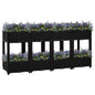 vidaXL Raised Bed 63"x15.7"x28" Polypropylene, 316537