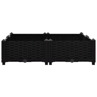 vidaXL Raised Bed 31.5"x31.5"x9.1" Polypropylene, 316539