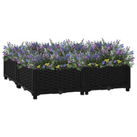 vidaXL Raised Bed 31.5"x31.5"x9.1" Polypropylene, 316539