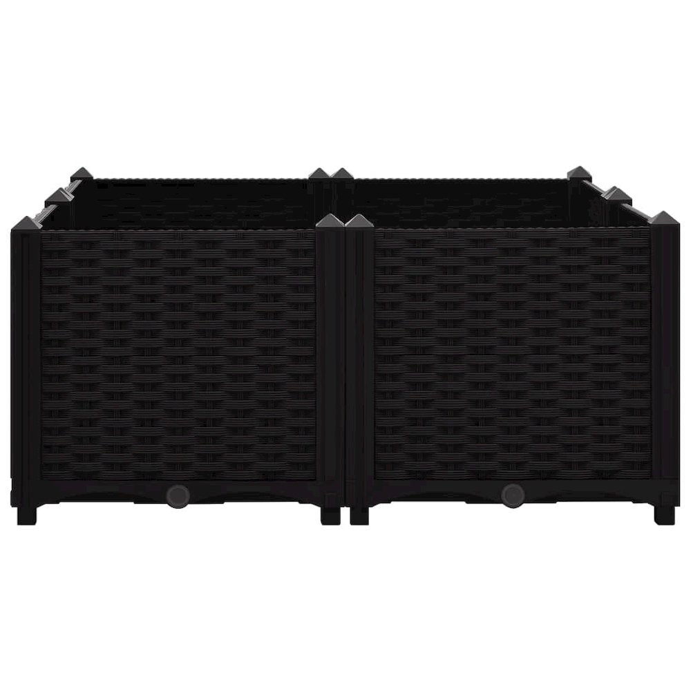 vidaXL Raised Bed 31.5"x31.5"x15" Polypropylene, 316540