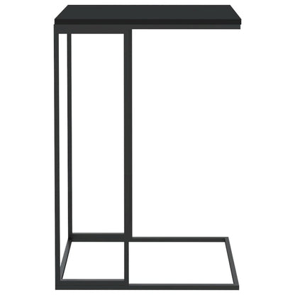 Side Table Black 15.7"x11.8"x23.2" Engineered Wood