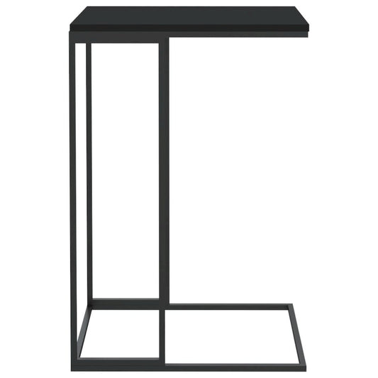 Side Table Black 15.7"x11.8"x23.2" Engineered Wood