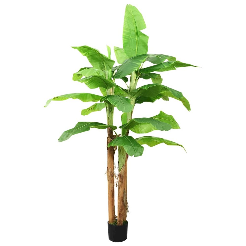 Artificial Banana Tree Green Solid Wood, Plastic Extra Tall