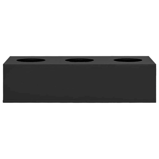 vidaXL Office Flower Box Anthracite 35.4"x15.7"x9.1" Steel