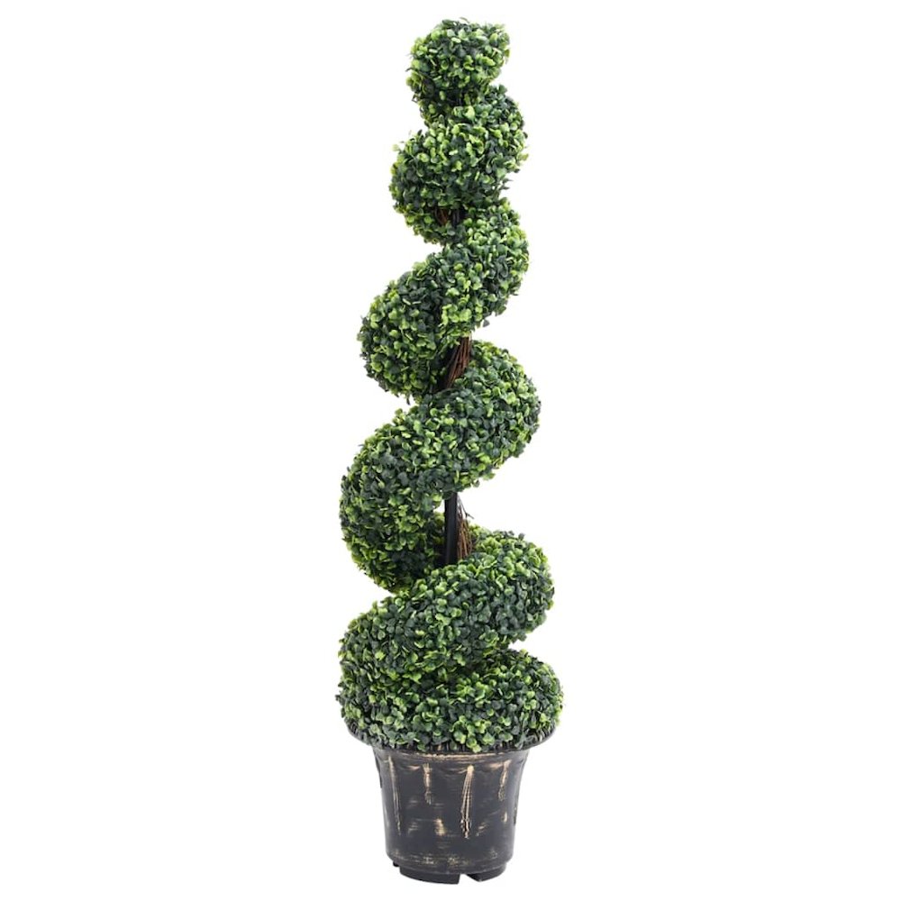 Artificial Plant Green Polyethylene, Metal, Polypropylene Large