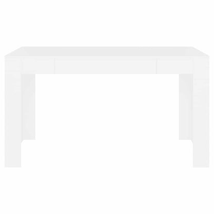 Dining Table White 55.1"x29.3"x29.9" Engineered Wood