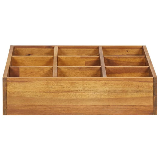 vidaXL Herb Garden Raised Bed Solid Wood Acacia 23.6"x23.6"x5.9"