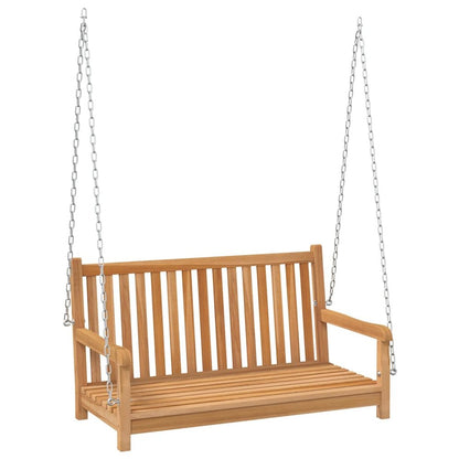 Swing Bench Natural Teak Solid Teak Wood Standard Durable