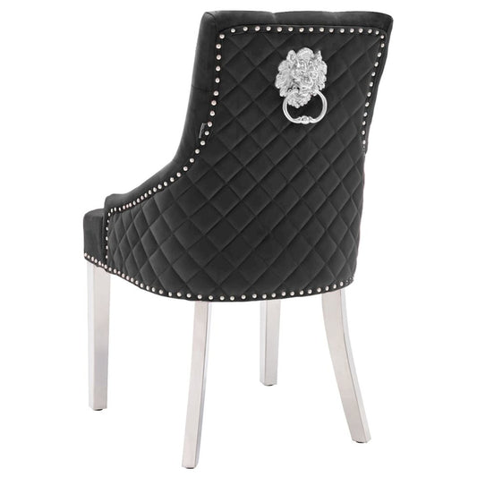 Dining Chair Black Velvet